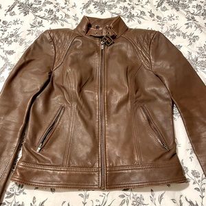 Black Rivet Genuine Leather Jacket